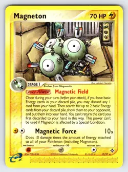 Magneton 17/97 EX Dragon Pokemon Card Nintendo e-Series Non Holo Rare - Nm/Vlp - Image 1