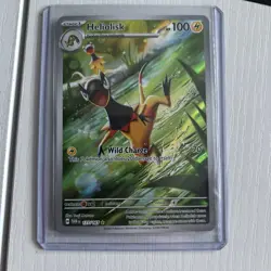 Pokemon TCG Twilight Masquerade Heliolisk Illustration Rare Holo Card 177/167 - Image 1