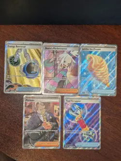 Pokemon Card TCG: Chaos Rising - Full Art Trainer Card Lot - Image 1