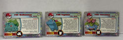 SET of 3 1999 Topps TV Animation Ed Pokemon Cards: BULBASAUR, IVYSAUR & VENUSAUR - Image 2