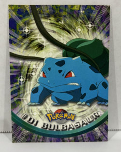 SET of 3 1999 Topps TV Animation Ed Pokemon Cards: BULBASAUR, IVYSAUR & VENUSAUR - Image 3