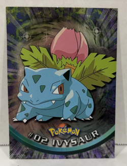 SET of 3 1999 Topps TV Animation Ed Pokemon Cards: BULBASAUR, IVYSAUR & VENUSAUR - Image 5