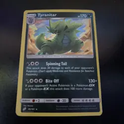Tyranitar 85/181 Holo Pokemon Card TCG - Team Up - NM - Image 1