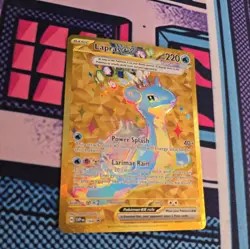 Lapras EX SVP 164 Black Star Promo Gold Pokemon Card - Image 2
