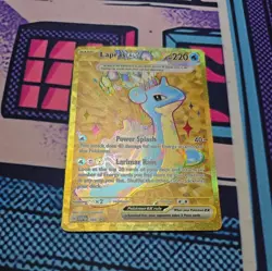 Lapras EX SVP 164 Black Star Promo Gold Pokemon Card - Image 4