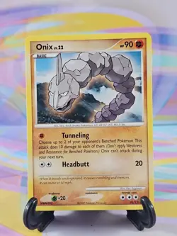 Pokemon TCG Diamond & Pearl Card | Onix Lv. 22 92/130 Common - Image 1