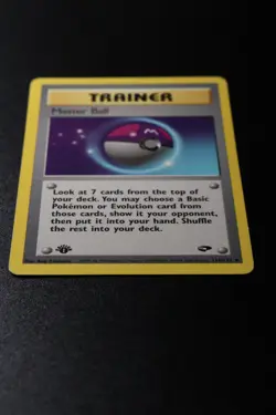 Pokemon Card - Trainer Master Ball Gym Challenge 116/132 1st Edition Uncommon - Image 2