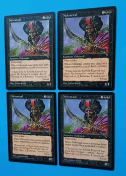 Magic the Gathering MTG Visions NEKRATAAL X 4 ( 3LP/EX & 1 MP) C 1997 Nice! - Image 2