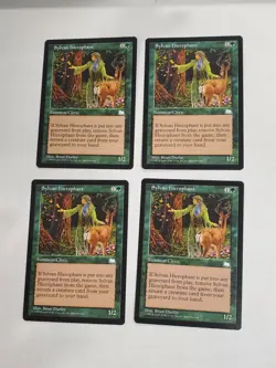 MTG Playset 4x Sylvan Hierophant (Weatherlight/Green/U) - BGM - Image 1
