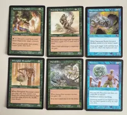6x Common Blue|Green - MTG - Mercadian Masques - ENGL. - ©1999 NM zB Buoyancy - Image 1