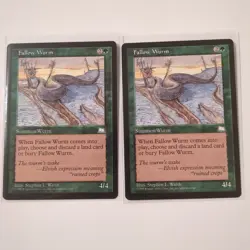 2 Fallow Wurm - Weatherlight MTG - Image 1