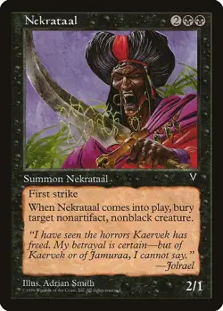 Nekrataal 1x MtG Visions VIS SP/NM - Image 1
