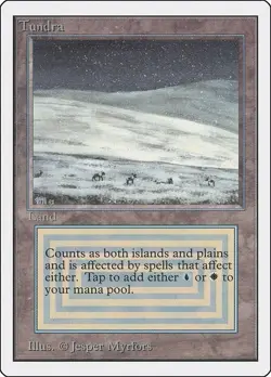 MTG Tundra, Unlimited, Near Mint, English - Image 1