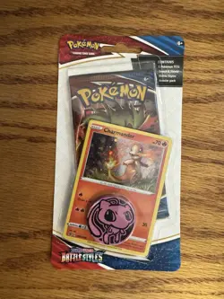 Pokemon Battle Styles Blister - Charmander SWSH092 Brand New Factory Sealed - Image 1