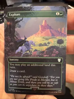 Explore (Borderless Foil) Lord of the Rings 528 NM - Image 1