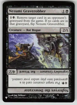 Nezumi Graverobber // Nighteyes the Desecrator The List Reprints 129/306 MTG NM - Image 1