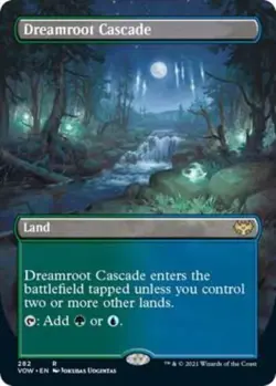Dreamroot Cascade 282 Borderless MTG Innistrad: Crimson Vow Rare LP - Image 1