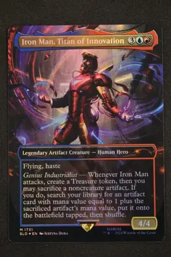 Iron Man, Titan of Innovation - MTG FOIL - Secret Lair Drop Marvel SLD - NM - Image 1