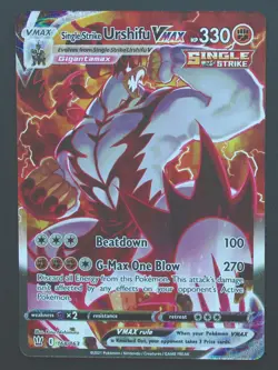 Urshifu VMAX Single Strike 168/163 - Battle Styles Pokemon TCG - NM - Image 1
