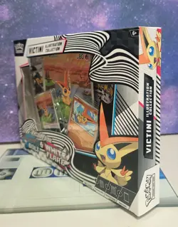 Pokemon TCG Black Bolt & White Flare Unova Victini Illustration Collection Box - Image 5
