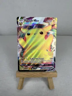 2021 Pokemon Celebrations BLACK STAR PROMO PIKACHU VMAX FULL ART HOLO SWSH062 NM - Image 1