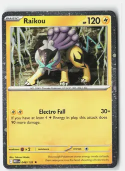 Raikou (Cosmos Holo) 048/132 Holo Promo Mega Evolution Pokemon - Image 1