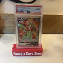 2022 POKEMON SWORD & SHIELD BRILLIANT STARS #164 FULL ART/FLYGON V PSA 10 - Image 1