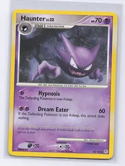 Haunter 50/130 Uncommon Diamond & Pearl Pokemon Moderately Played - Image 1