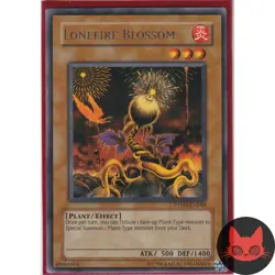 Yugioh Lonefire Blossom PTDN-EN088 Rare NM - Image 1