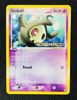 2005 Pokemon Ex Emerald Duskull Reverse Holo 46/106 Stamped TCG 🔥📈 - Image 1