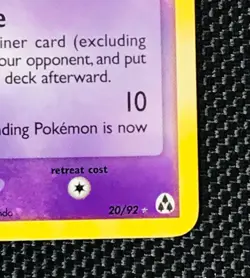 Pokemon TCG Lunatone 20/92 Legend Maker Stamped Promo Holo 🔥📈 - Image 5