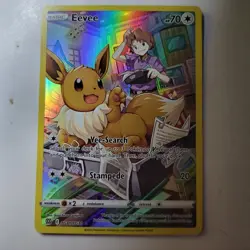 Pokemon Eevee TG11/TG30 Ultra Rare Brilliant Stars Trainer Gallery Pokemon TCG - Image 1