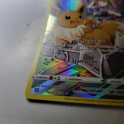 Pokemon Eevee TG11/TG30 Ultra Rare Brilliant Stars Trainer Gallery Pokemon TCG - Image 4