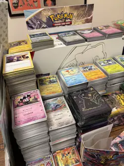 Pokemon Card TCG Lot 3500 Cards Reverse Holo Playmat Deck Box Poster ETB Sleeves - Image 3