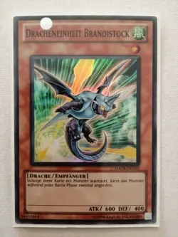 Yu-Gi-Oh! | TCG | 1996 | Dracheneinheit Brandistock | HA04-DE013 | Super Rare - Image 1