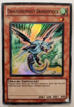 Yu-Gi-Oh! | TCG | 1996 | Dracheneinheit Brandistock | HA04-DE013 | Super Rare - Image 3