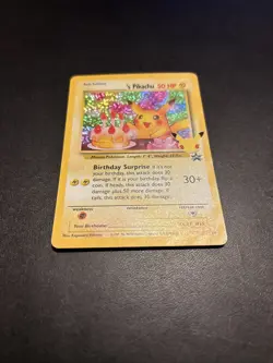 ______'s Pikachu 24/53 Wotc Promo Holo Celebrations Birthday Card Pokemon - Image 4