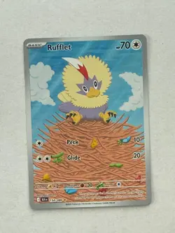 Rufflet 154/086 Holo Illustration Rare Black Bolt Pokemon Near Mint - Image 1