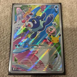 Pokemon First Partner Illustration Collection Popplio Black Star Full Art #045 - Image 1