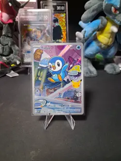 2026 POKEMON TCG Piplup 042 BLACK STAR PROMO FIRST PARTNER ILLUSTRATION - Image 1