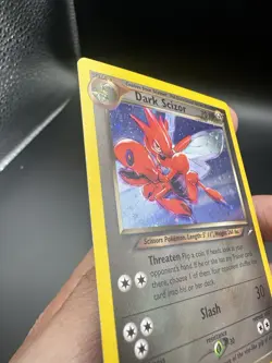 Dark Scizor 9/105 Neo Destiny Unlimited Holo Rare Pokemon TCG MP - Image 2