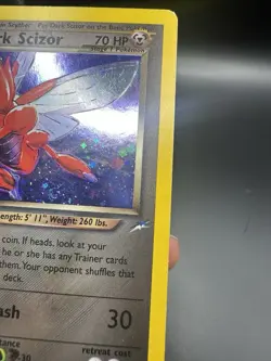 Dark Scizor 9/105 Neo Destiny Unlimited Holo Rare Pokemon TCG MP - Image 3