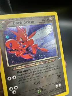 Dark Scizor 9/105 Neo Destiny Unlimited Holo Rare Pokemon TCG MP - Image 4