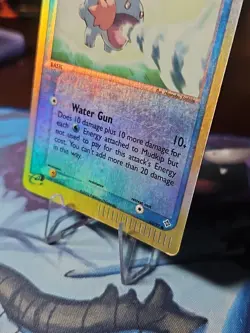 Pokemon TCG EX Dragon Mudkip #65/97 Reverse Holo Vintage WOTC E-Reader Hp - Image 2