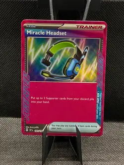 Miracle Headset 183/191 ACE SPEC Rare Surging Sparks Pokemon Near Mint - Image 1