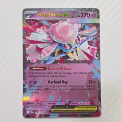 Pokemon TCG Mega Diancie EX Full Art Holo Ultra Rare 041/094 270 HP - Image 1