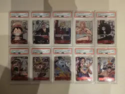 PSA 10 One Piece Premium Collection 25th Anniversary Japanese Complete Set - Image 1