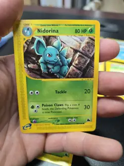 Lot Of 8 Skyridge E Reader Pokemon Cards Lapras Igglybuff Nidoqueen - Image 2