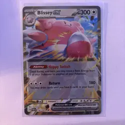 Pokemon TCG Blissey EX Holo Card 134/167SV06: Twilight Masquerade Double Rare - Image 1