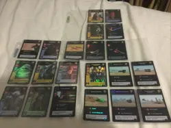 Lot Of 21 Young Jedi CCG FOIL Cards Very Rare FOIL Darth Sidious F11 Included - Image 1